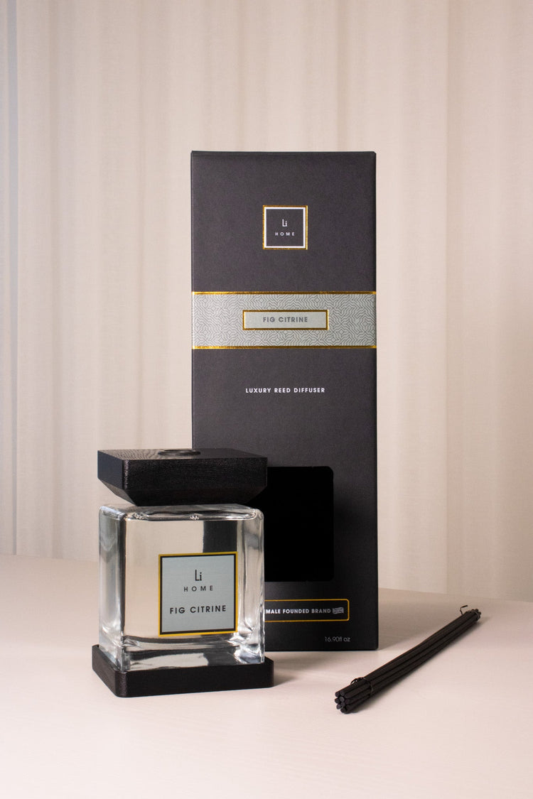 Luxury Square Diffuser - Fig Citrine